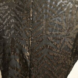 Chic Black Sequin Romper